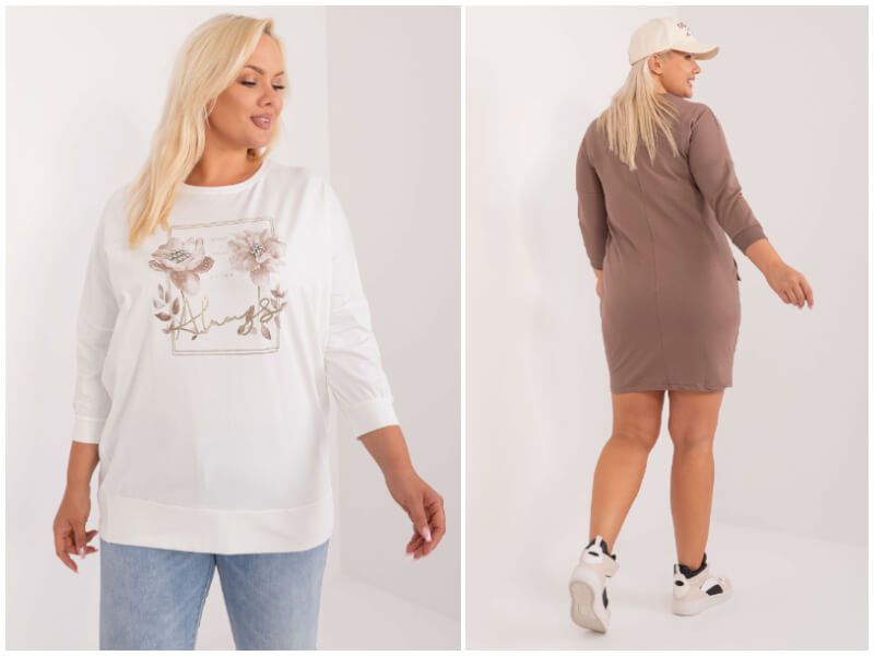 Modne duze rozmiary odzieży damskiej – trendy PLUS SIZE do Twojego butiku!